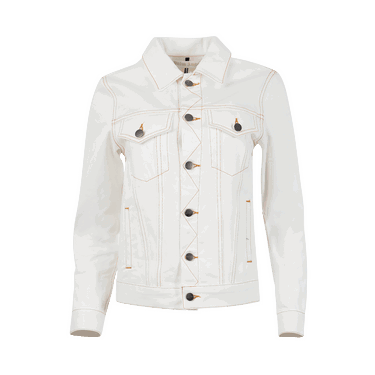Яке Palm Angels x The Webster Logo Degrade Denim Jacket Бяло | PWYE011G21DEN0010140, 0