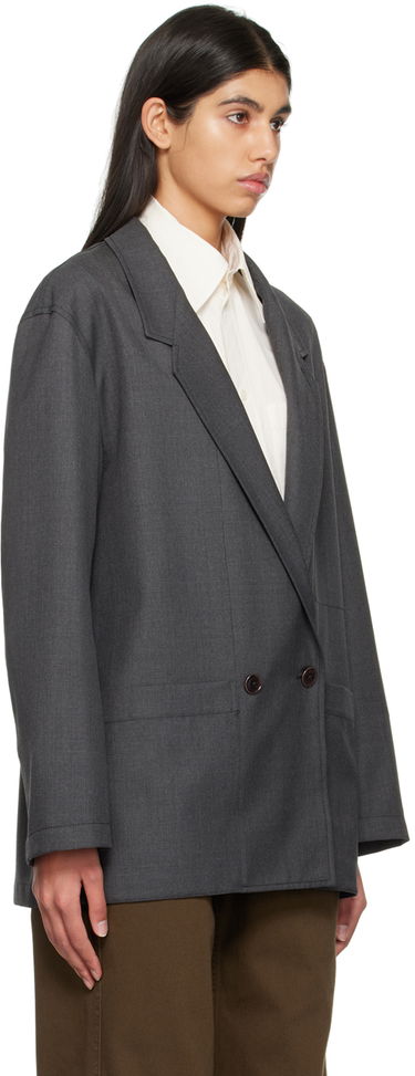 Яке LEMAIRE Lemaire Workwear Double-Breasted Blazer Сиво | JA1002 LF1048, 1