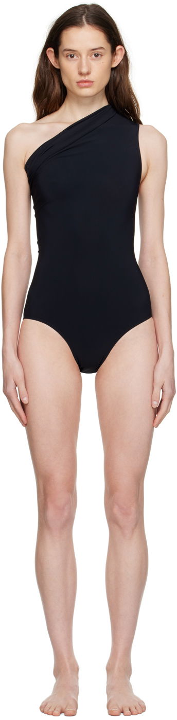 Бански Rick Owens Rick Owens Athena One-Piece Swimsuit Черно | RP01C5072 W, 0