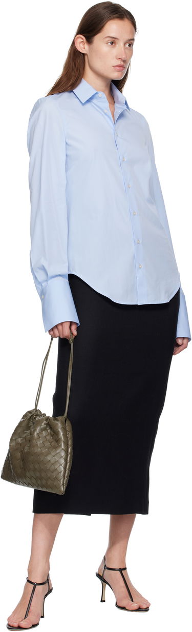 Риза WARDROBE.NYC WARDROBE.NYC Classic Shirt Синьо | W1135F25CO, 3