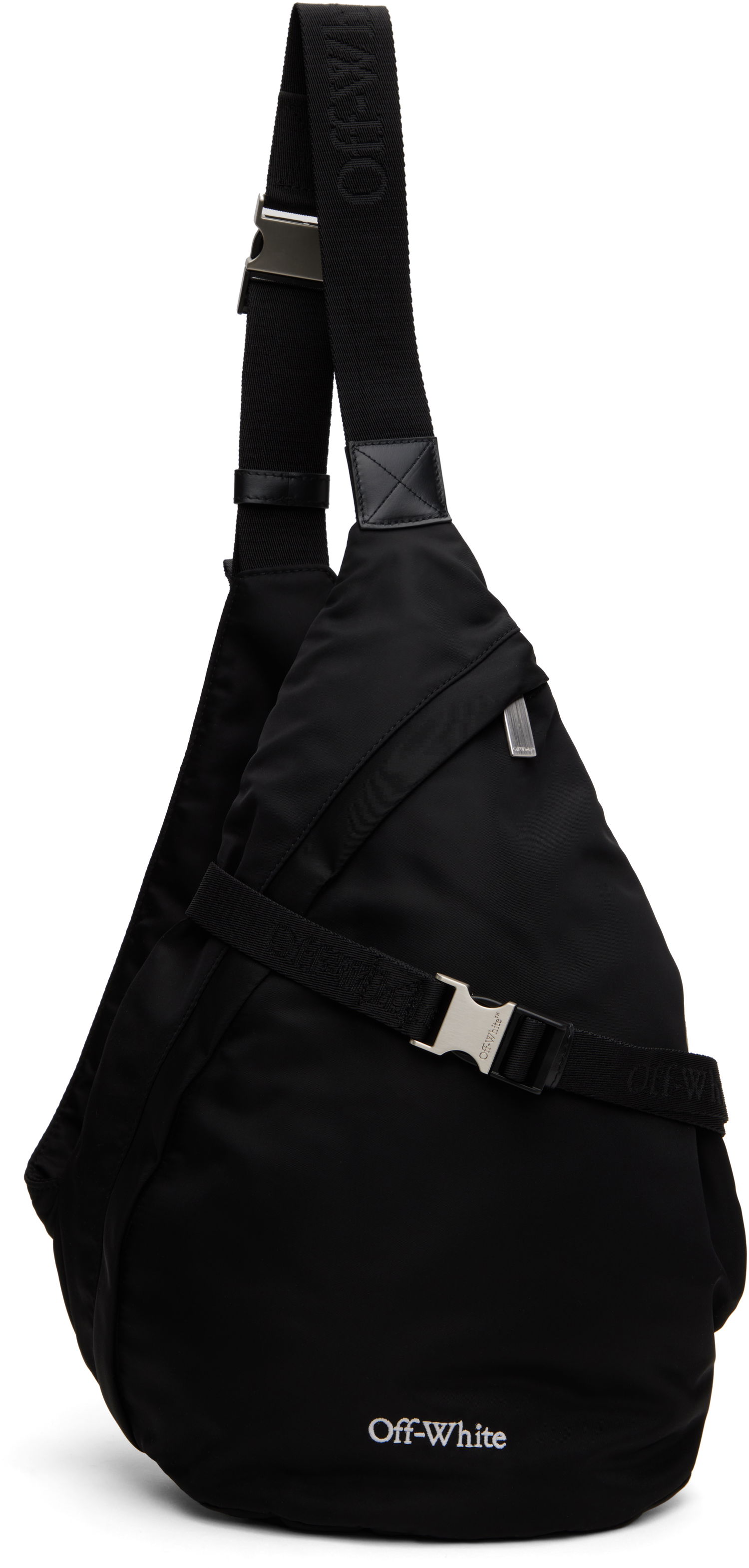 Раница Off-White Nylon Slingbag Backpack Черно | OMNQ093F24FAB0011000, 0