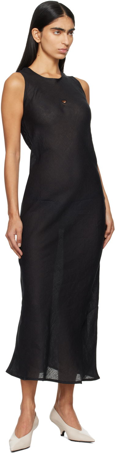 Pокля Baserange Heart Cutout Tank Maxi Dress Черно | DRDYH-LI-WI24, 3