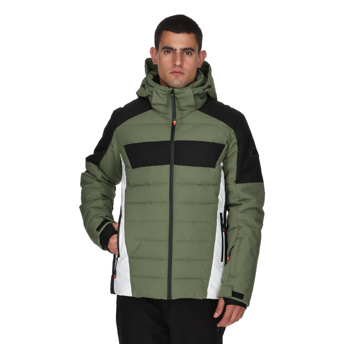 Пухо яке Ellesse ANGELO Hooded Puffer Ski Jacket Зелено | ELA253M511-62, 0