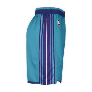 Къси панталони Nike Dri-FIT NBA Swingman Charlotte Hornets Hardwood Classics 2023/24 - Modrá Тюркоазено | DX8723-415, 2