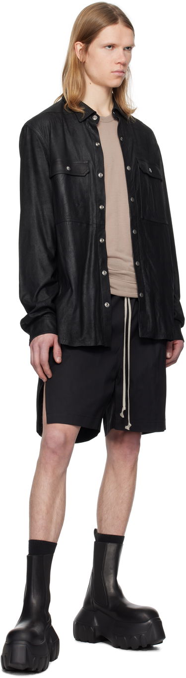 Къси панталони Rick Owens Rick Owens Hollywood Boxer Shorts Черно | RU01E5397 TE, 3