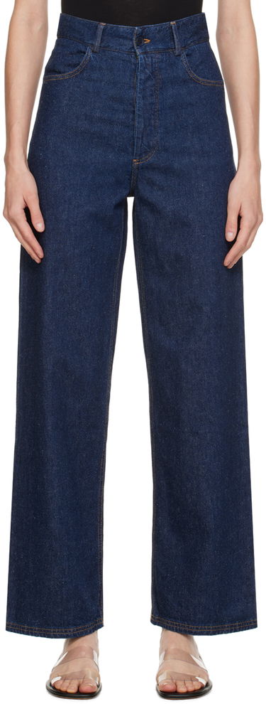 Дънки Baserange High-Waisted Wide Leg Jeans Тъмно синьо | TRNA-CO-SP24, 0