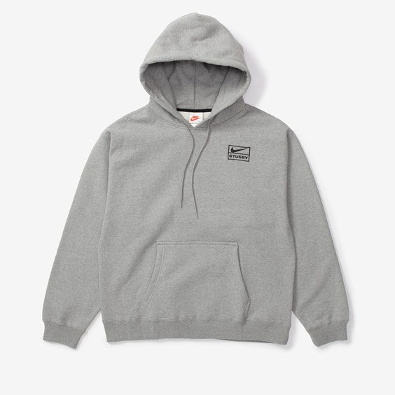 Суитчър Nike Stüssy x Pullover Hoodie Сиво | DJ9488-063, 0