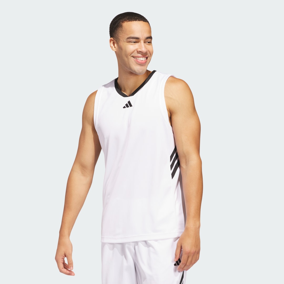 Потник adidas Performance Basketball Legends Tank Top Бяло | JN4745, 0