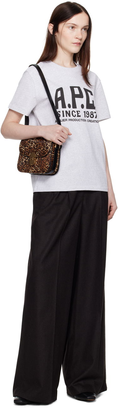 Панталони A.P.C. Anastasia Barbieri Edition Valesca Wide Leg Trousers Черно | WOARX-F08481, 3