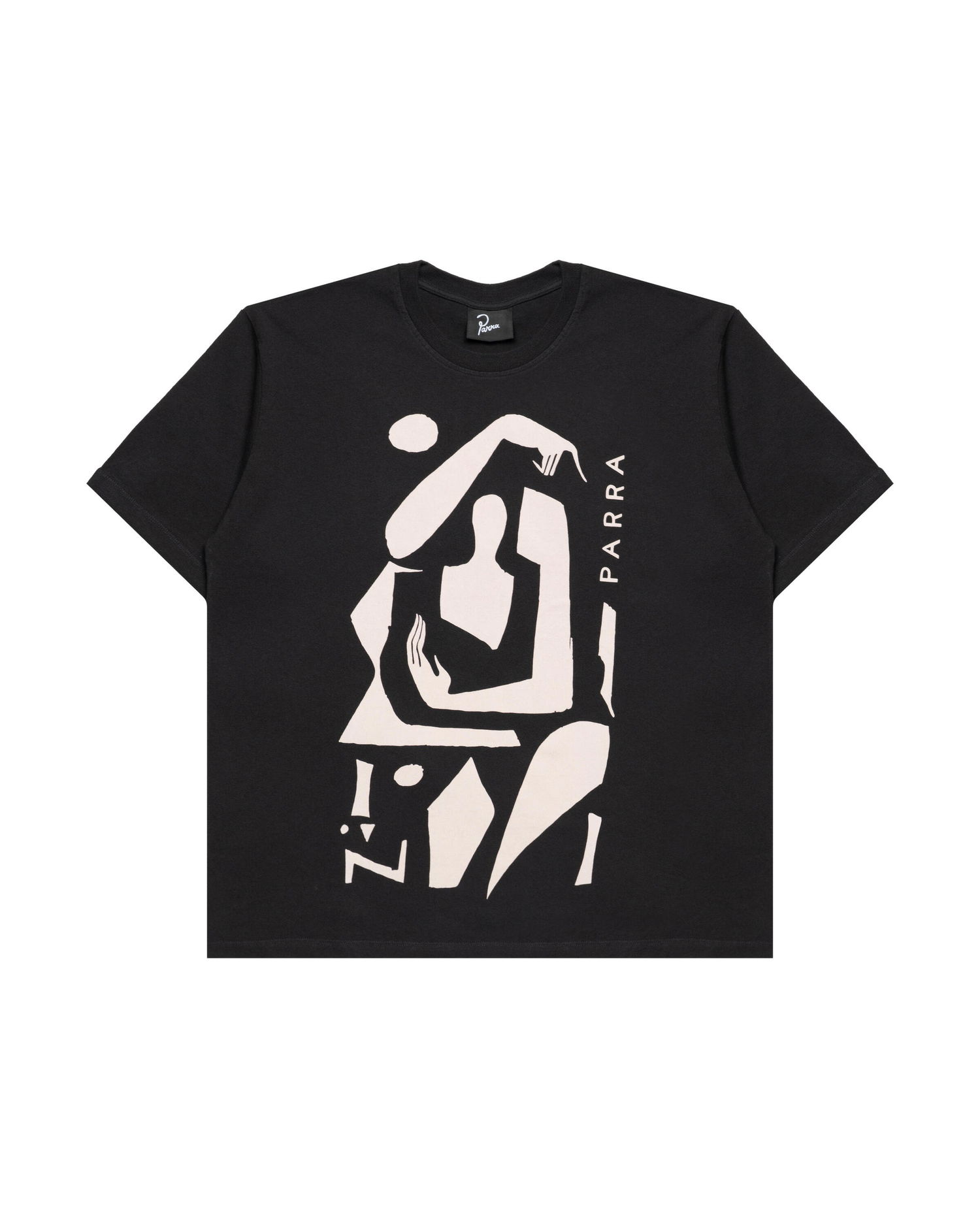 Тениска By Parra Detached Graphic Crewneck T-Shirt Черно | 54411, 0