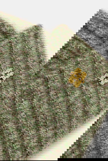 Шапка GANNI Ribbed Melange Brushed Mohair Beanie Многоцветен | A7097, 2