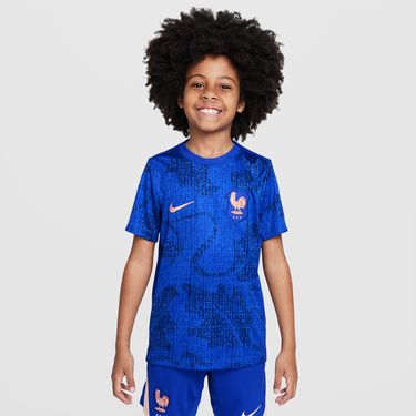 Тениска Nike FFF Academy Pro Dri-FIT Short Sleeve Pre-Match Football Shirt Синьо | FZ9914-438, 2