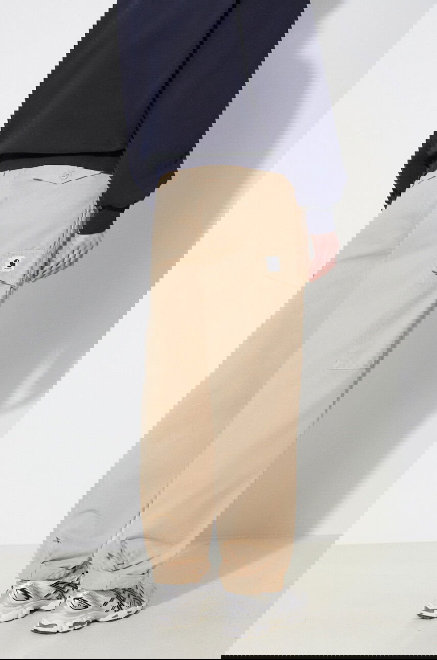 Карго панталони Carhartt WIP High Waist Cargo Collins Pant Бежово | I029789.1YAGD, 1