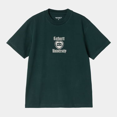 Тениска Carhartt WIP Women's Short Sleeve Schooling T-Shirt Зелено | I035479_8, 0