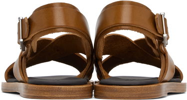 Грижа за обувките A.P.C. A.P.C. Lou Sandals Кафяво | PXBVG-F51089, 1