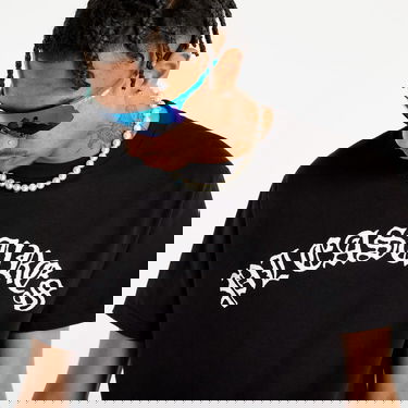 Тениска Pleasures Old E Logo T-Shirt Черно | P23SP063 BLACK, 3