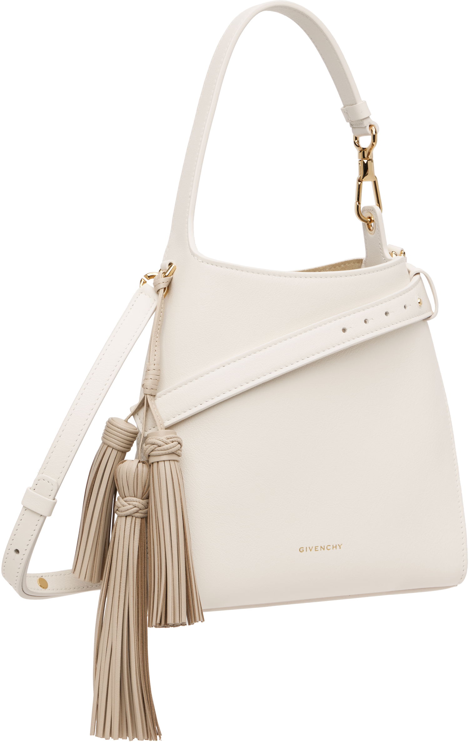 Дамска чанта Givenchy Mini Belted Bag with Tassels Бяло | BB513WB29Z105, 1