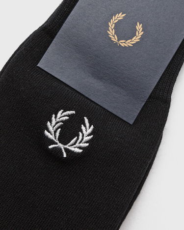 Чорапи Fred Perry Classic Laurel Wreath Sock Black Черно | C7135 843, 4