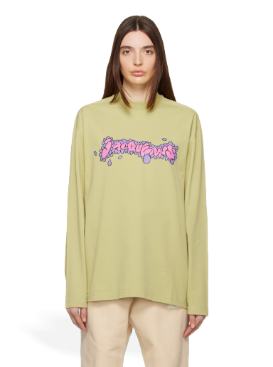 Тениска Jacquemus 'Le T-Shirt Desenho Manches Longues' Бежово | 23E235JS122-2003