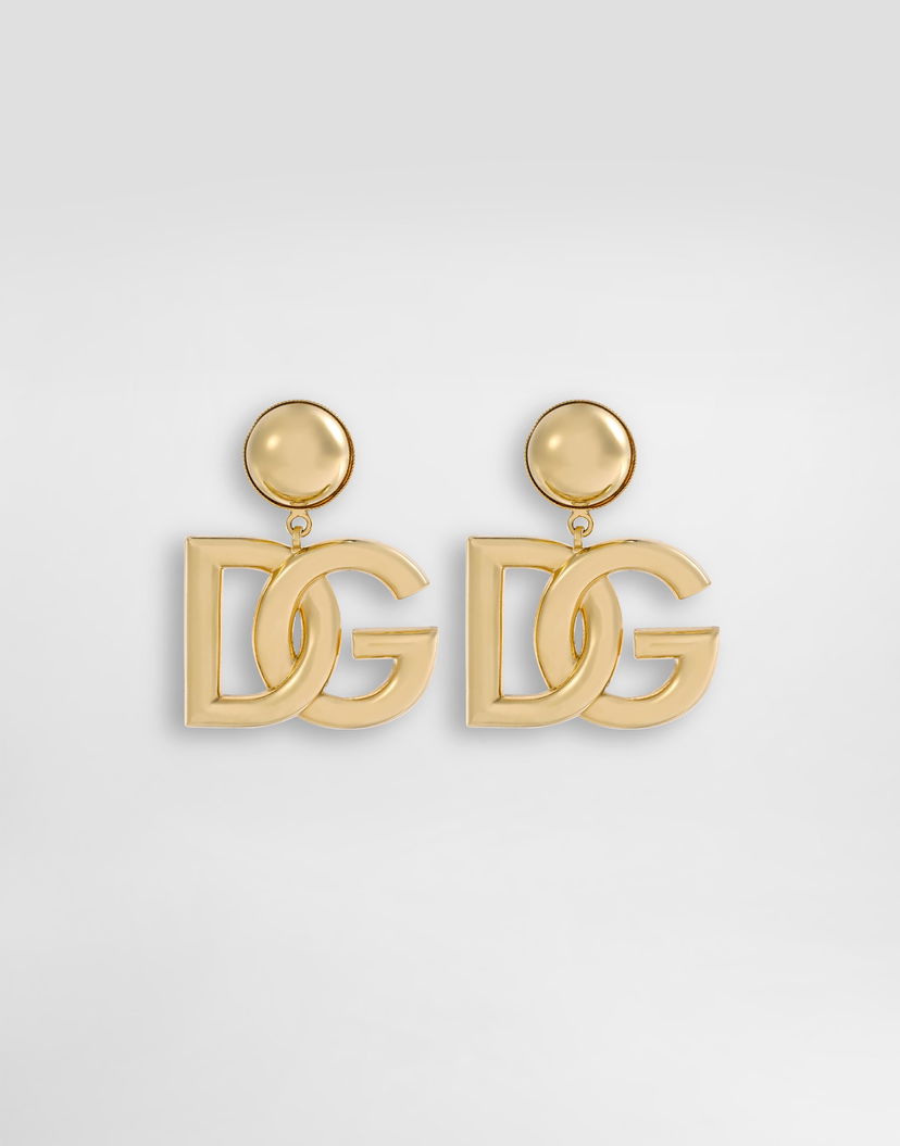 Обеци Dolce & Gabbana Dolce & Gabbana Metal DG Logo Earrings Металик | WEN6P6W1111ZOO00