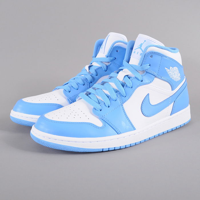 Кецове и обувки Jordan Air Jordan 1 Mid "UNC" Синьо | 554724-106, 1