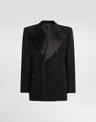 Яке Dolce & Gabbana Double-breasted Sicilia Jacket Черно | G2VO3TGJ865N0000, 0