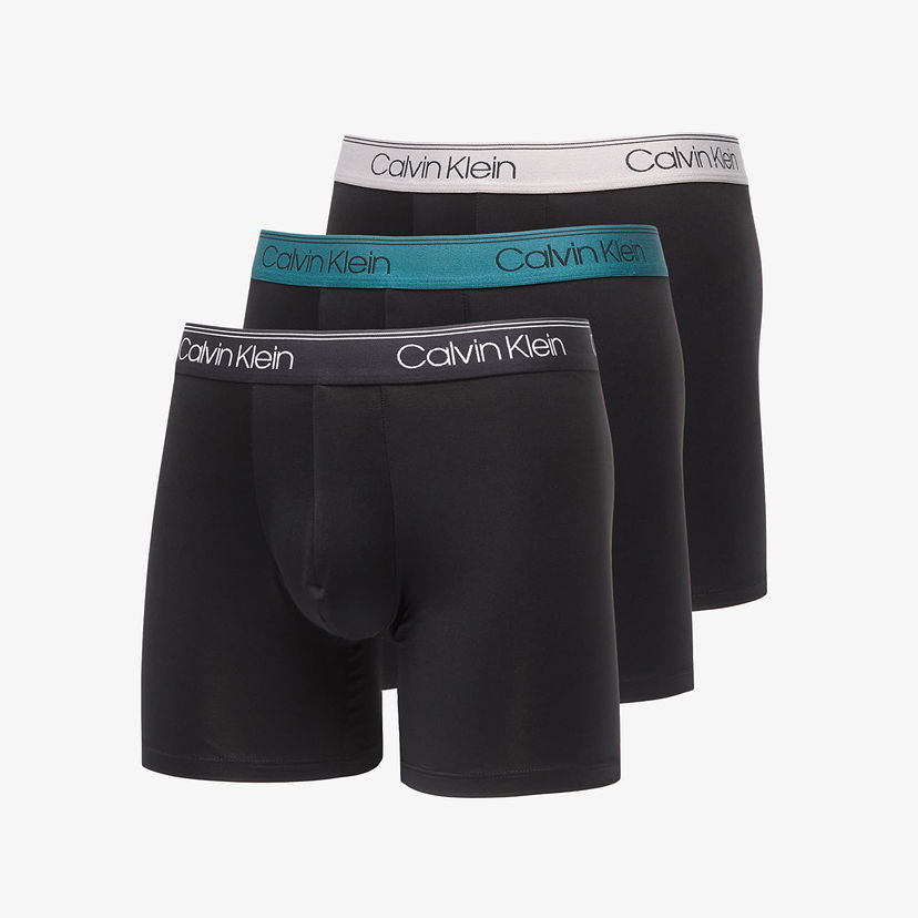 Боксерки CALVIN KLEIN Boxer Brief 3-Pack Black Черно | NB2570A Q7E