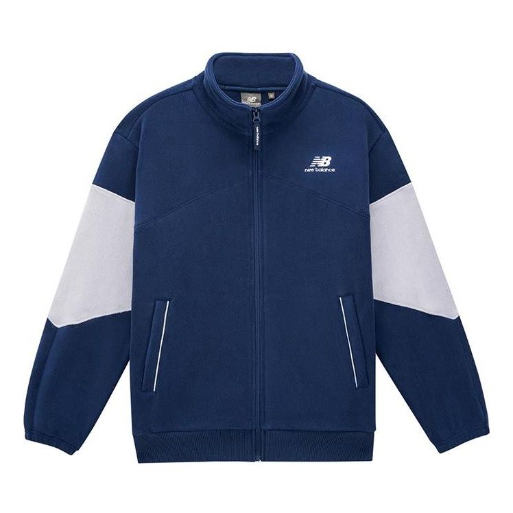 Ветровка New Balance Men's Lifestyle Colorblock Full-Zip Jacket Синьо | 6DD38811-NV