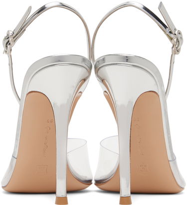 Кецове и обувки Gianvito Rossi Ribbon D'Orsay 105 Slingback Heels Металик | G95359.15RIC.PLM, 1