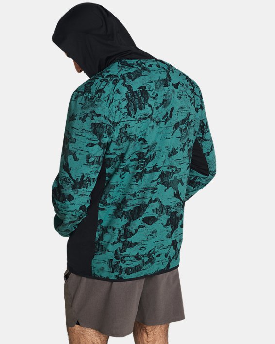 Тениска Under Armour Project Rock Iso Tide Hybridjacke für Herren Hydro Teal Зелено | 1383215-449, 1