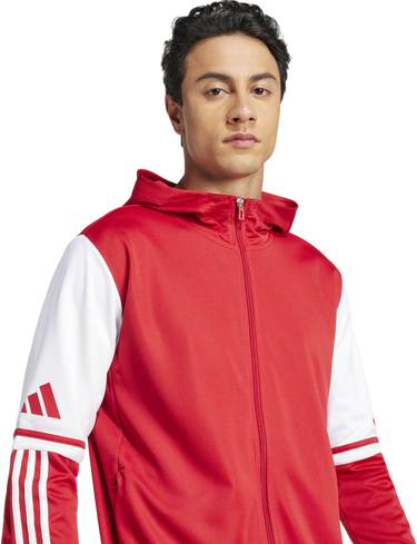 Суитчър adidas Originals SQUADRA25 Hooded Jacket Червено | jd2990, 5