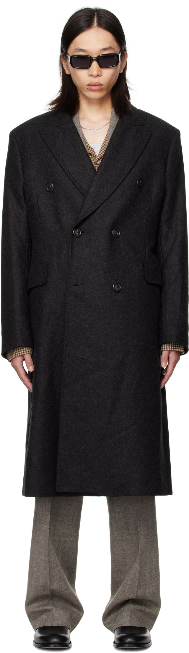 OUR LEGACY Whale Double-Breasted Coat