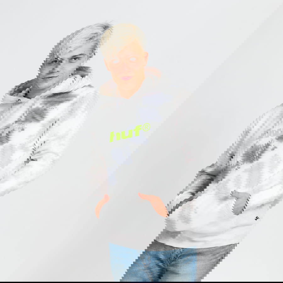 Суитчър HUF Lo-Fi Tiedye Hoodie Сиво | PF00393, 0