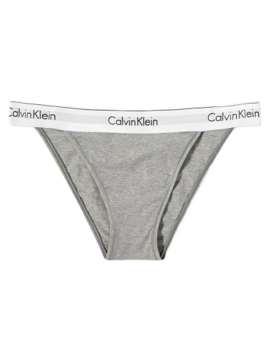 гащички CALVIN KLEIN Women's High Waist Tanga Pant Grey Сиво | 000QF4977A020