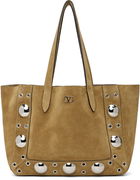 Medium Nellcôte Suede Studded Tote