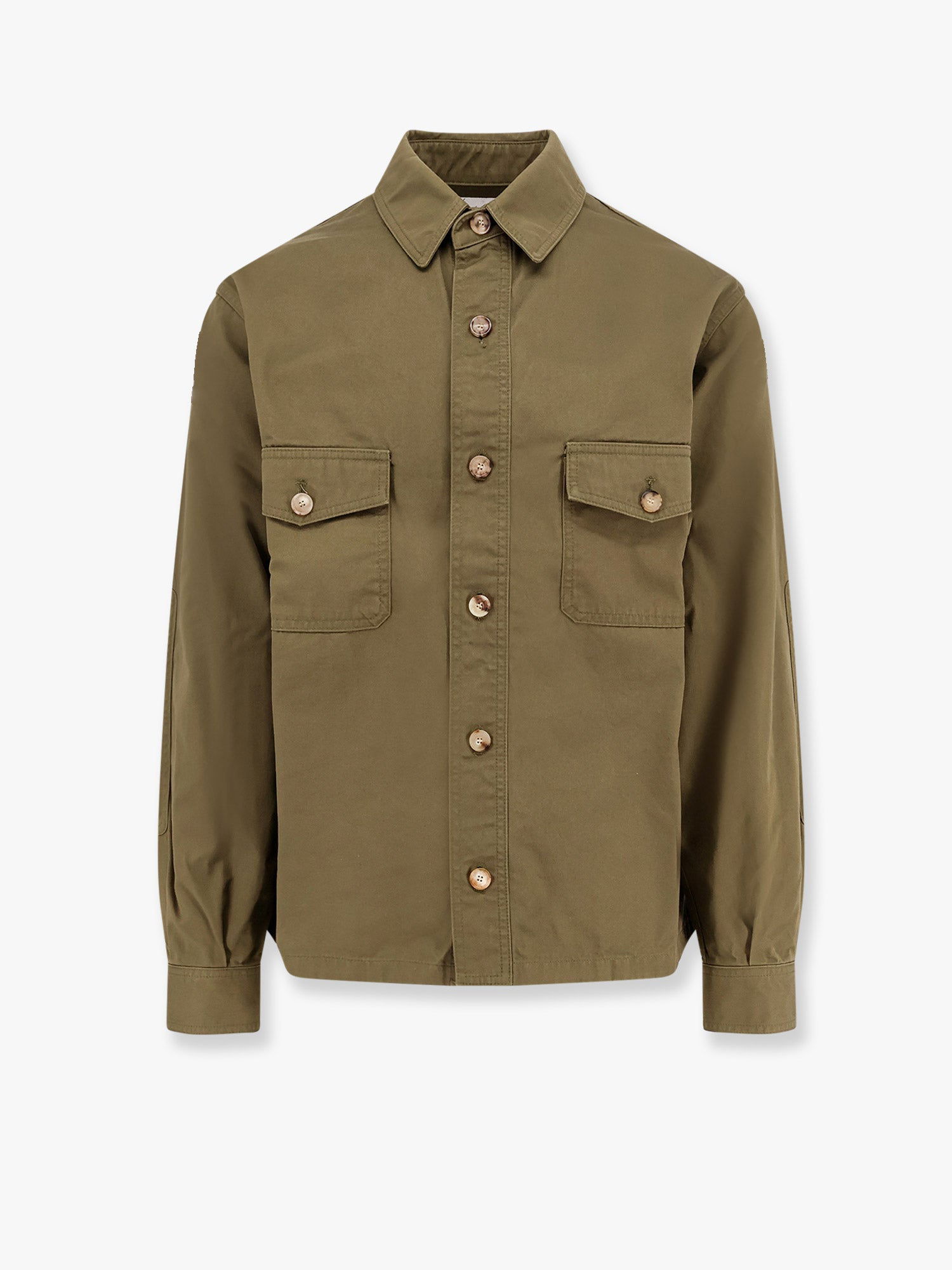 Риза Saint Laurent Saint Laurent Button-Down Shirt Зелено | 816396Y03JC3007, 0