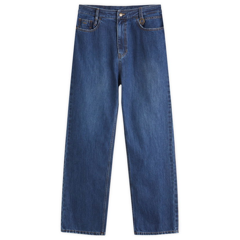 Дънки WOOYOUNGMI Wooyoungmi Wide Leg Jeans Size IT 46 Синьо | W251PT21-998L