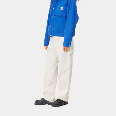 Панталони Carhartt WIP Pierce Pant Straight "Off-White rinsed" Бяло | I026588_350_02, 4