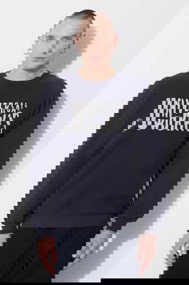 Суитчър Universal Works Universal Works Mystery Train Print Sweatshirt Тъмно синьо | 29183, 0