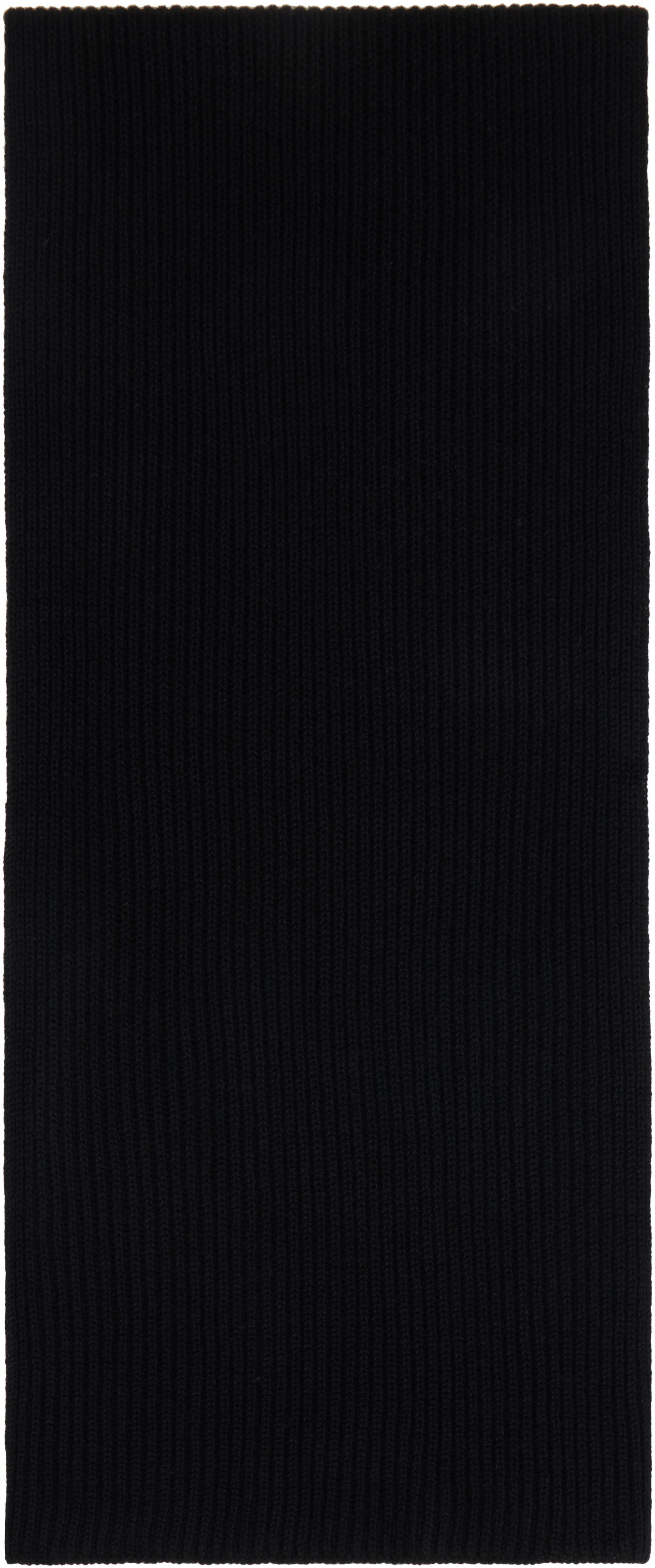 Шал Tom Ford TOM FORD Cashmere Ribbed Knit Scarf Черно | KSR015-YMK066, 1