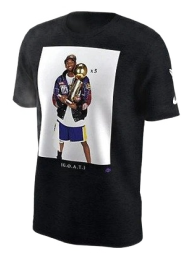 Тениска Nike Dri-Fit Kobe Bryant Trophy Retirement GOAT T-shirt Черно | AV1261-010