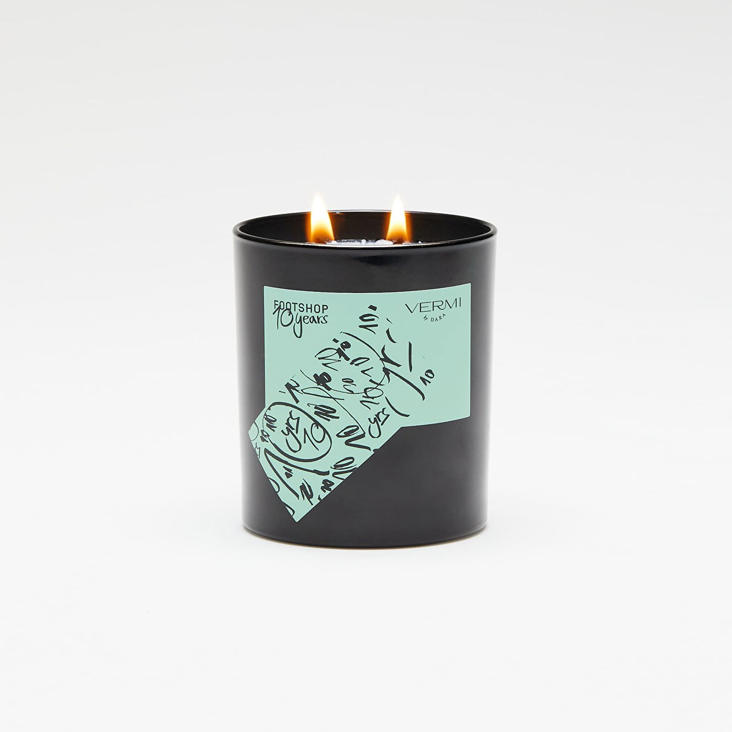 Свещи Footshop Footshop 10 Years x VERMI by Dara Candle Черно | FTSHP_159, 0