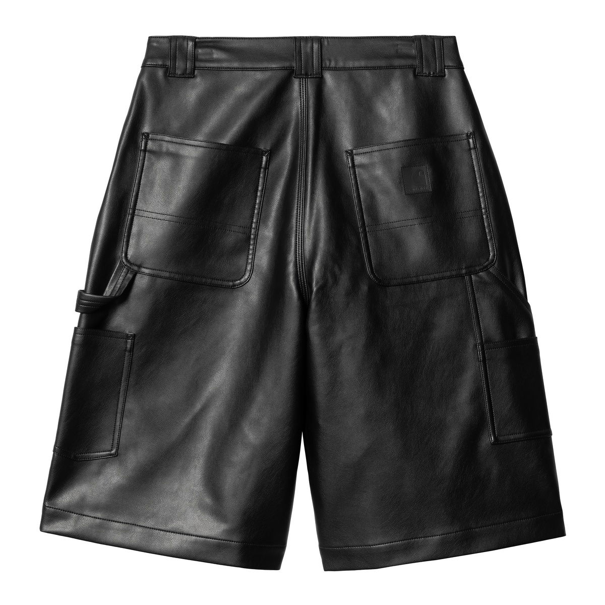 Къси панталони Carhartt WIP Leather Carpenter Shorts Черно | I034448_4, 1
