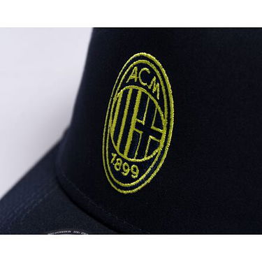 Шапка с козирка New Era 9FORTY A-Frame Trucker Seasonal Pop AC Milan - Navy / Cyber Green One Size Черно | 60431614, 3