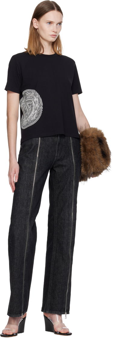 Тениска Jean Paul Gaultier 'The Laurel Stamped' Baby T-shirt Черно | 25/04-W-TO376-J002-0001, 3