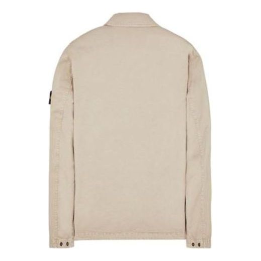Риза Stone Island Stretch Cotton Over Shirt Бежово | 781510304-V0192, 0