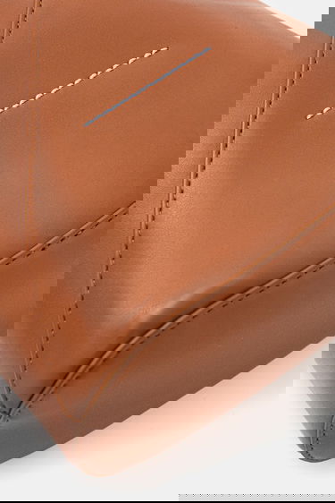 Дамска чанта Maison Margiela MM6 Maison Margiela Triangle Tote Bag Кафяво | SB6WD0026.P4313.T2222, 3