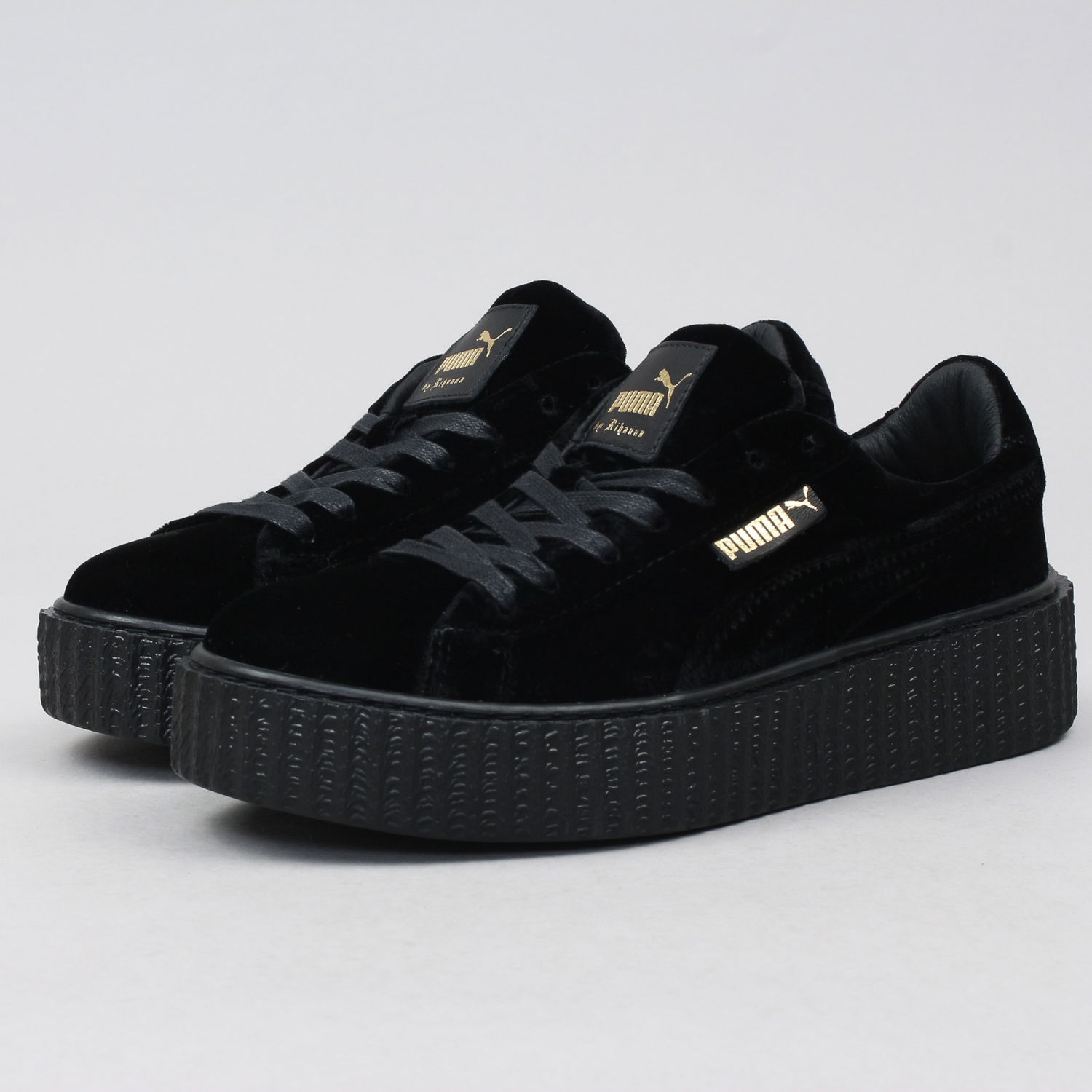 Кецове и обувки Puma Creepers Velvet black - black - black Черно | 364466 01, 0