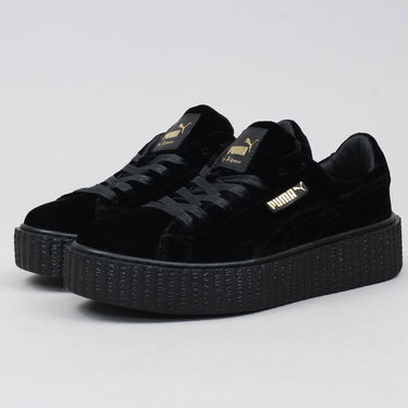 Кецове и обувки Puma Creepers Velvet black - black - black Черно | 364466 01, 0