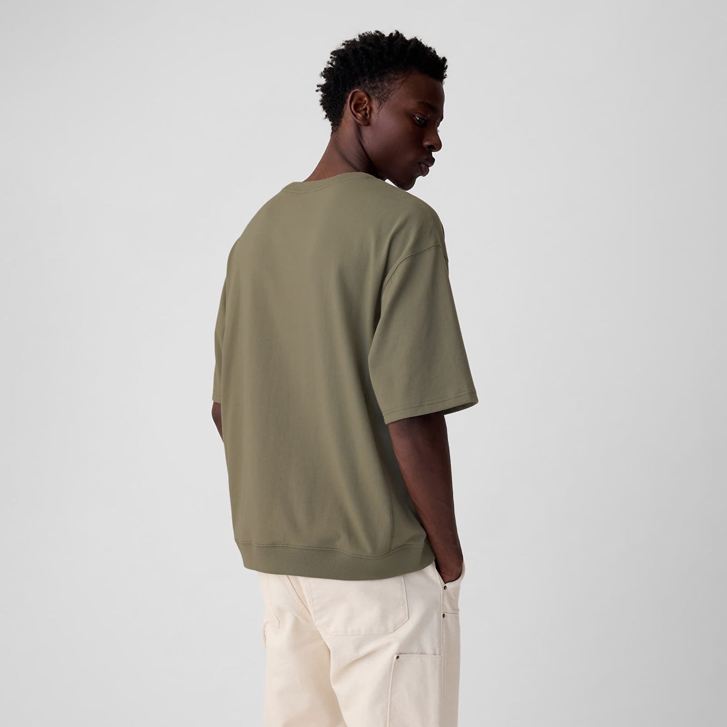 Тениска GAP Micro Logo Tee Sage Зелено | 857899-04, 1